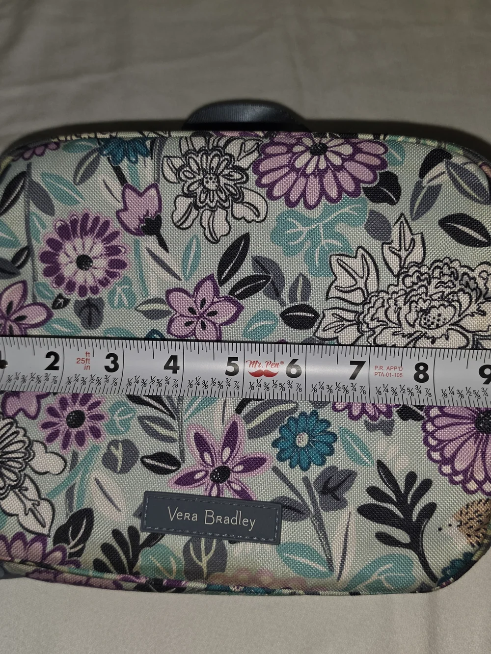 Vera Bradley Insulated Lunch Bag Tote Ret. Penelope's Garden Pattern Zip